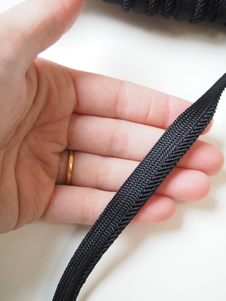 Shindo Black Twill Piping 10mm