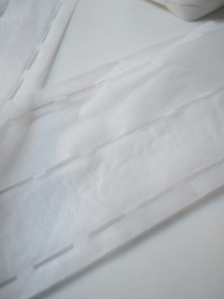 White Fusible Waistband Interfacing